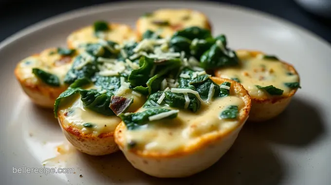 Creamy Sous Vide Egg Bites with Spinach and Cheese