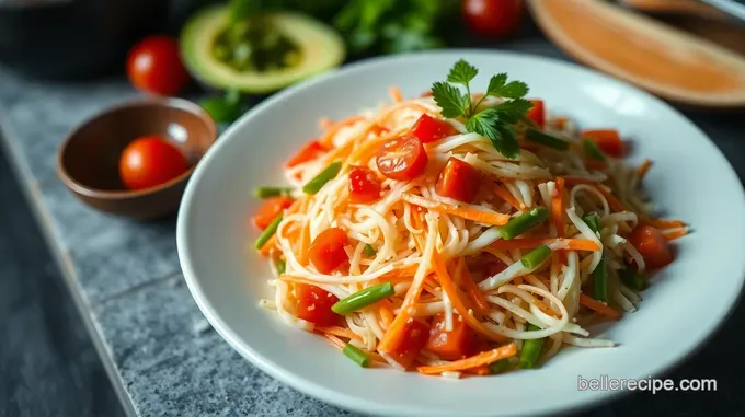 Crisp & Zesty Thai Papaya Salad