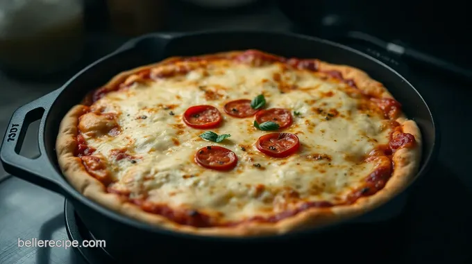 Deep Dish Delight: Cast Iron Skillet Pizza