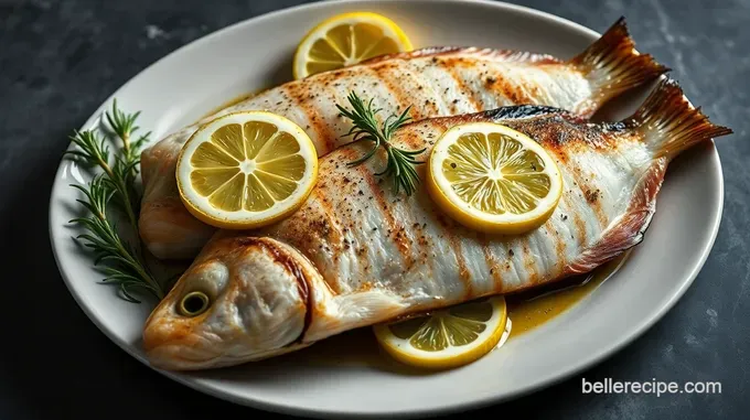 Grilled Branzino with Lemon and Herbs