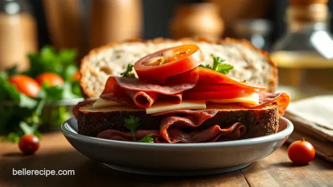 Hearty Rye Bread Sandwiches: A Rustic Delight