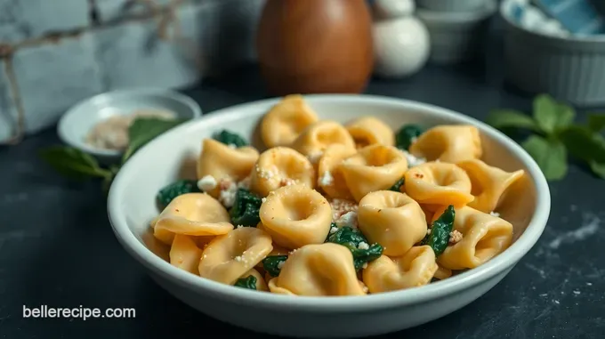 Homemade Spinach and Ricotta Tortellini: A Little Taste of Italy