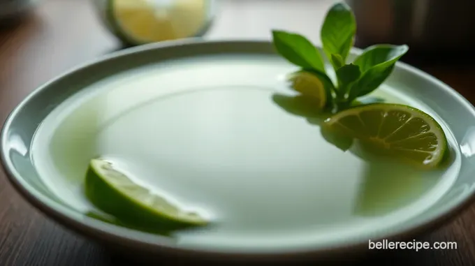 Refreshing Thai Green Tea with Lime