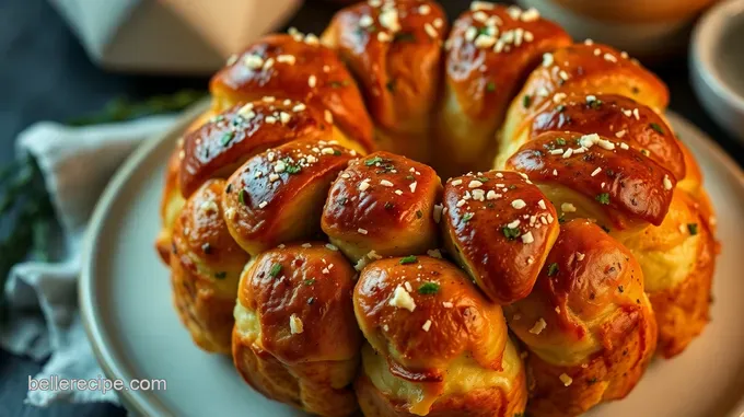 Savory Monkey Bread: Cheesy Herb Delight