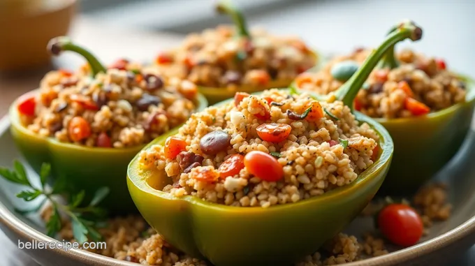 Savory Stuffed Bell Peppers Without Rice