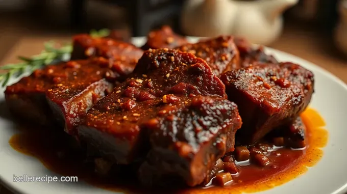 Smoky Barbecue Beef Short Ribs: A Mouthwatering Delight