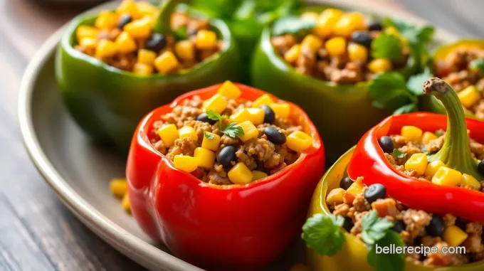 Stuffed Bell Peppers Without Rice