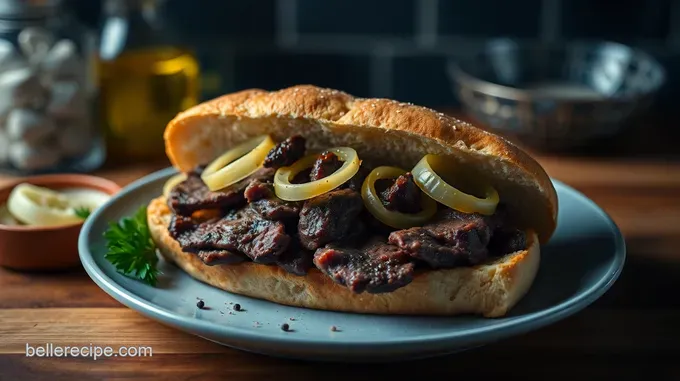 Ultimate Philly Cheesesteak Inspired Sandwich