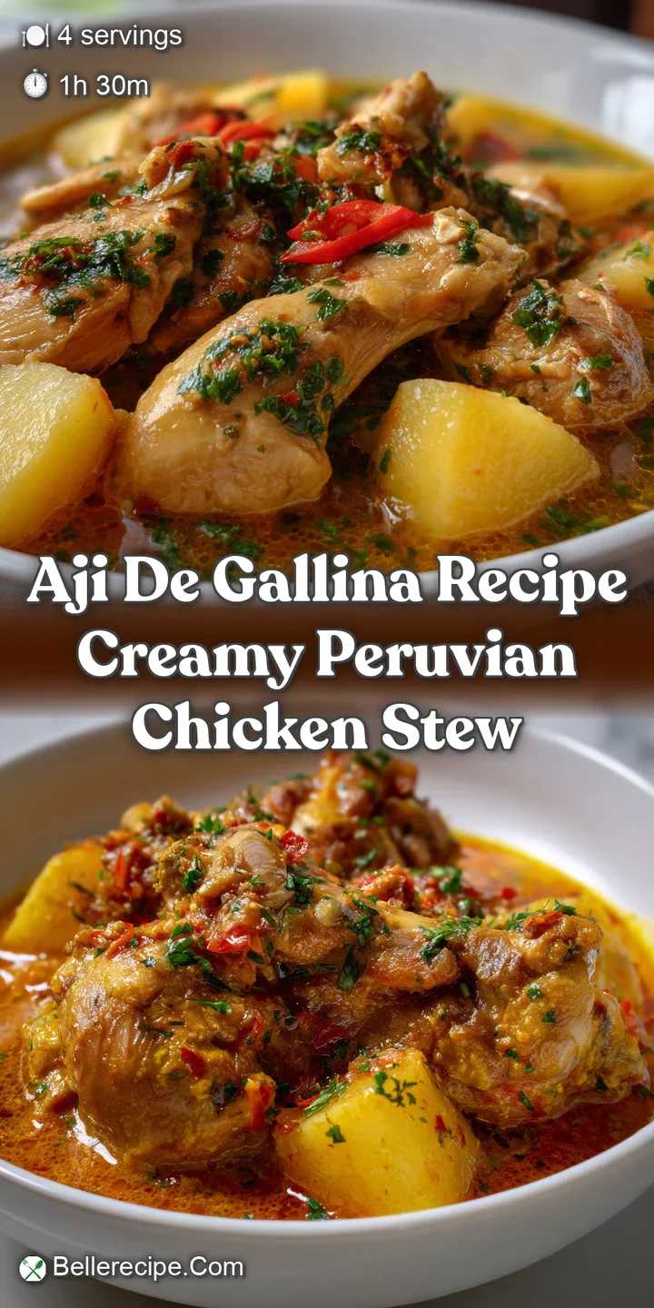 Aji De Gallina Recipe Creamy Peruvian Chicken Stew