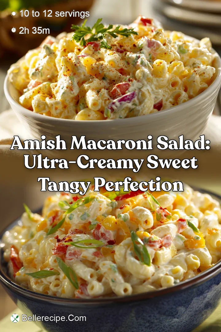 Amish Macaroni Salad: Ultra-Creamy Sweet Tangy Perfection