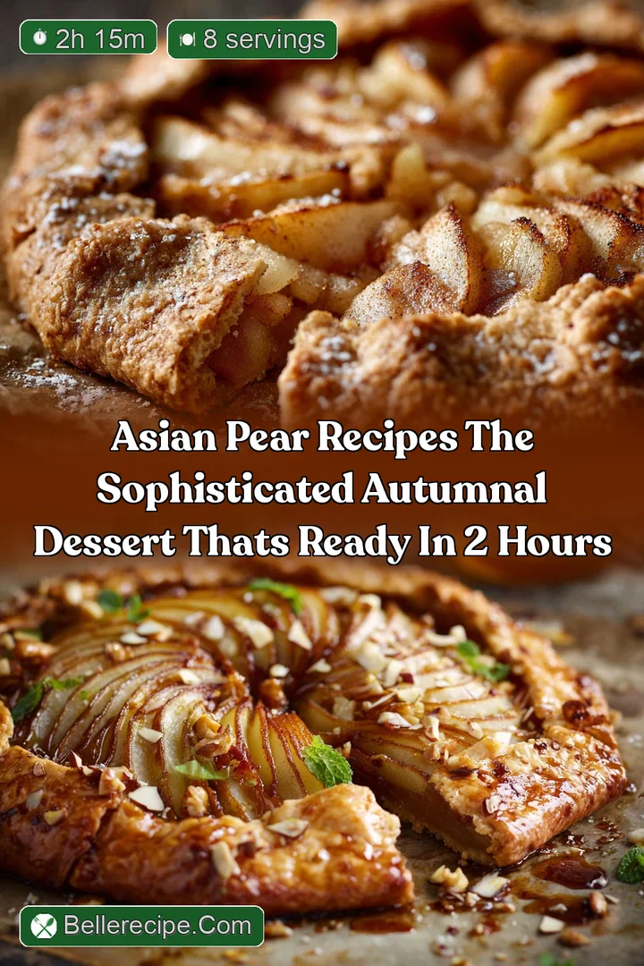 Asian Pear Recipes The Sophisticated Autumnal Dessert Thats Ready in 2 Hours