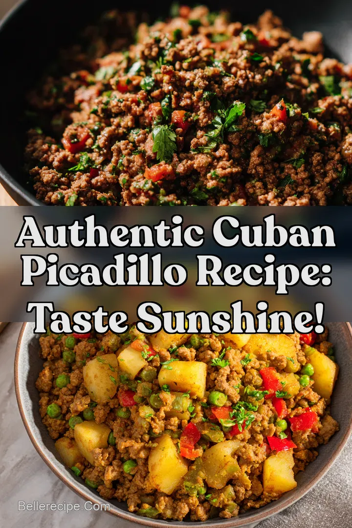 Authentic Cuban Picadillo Recipe: Taste Sunshine! : PIN FOR LATER Authentic Cuban Picadillo Recipe: Taste Sunshine!