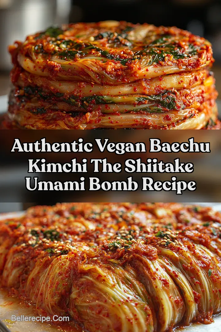 Authentic Vegan Baechu Kimchi The Shiitake Umami Bomb Recipe