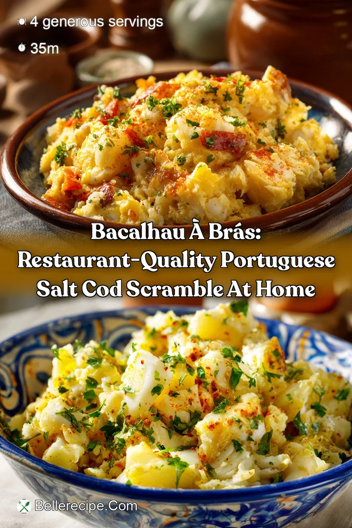 Bacalhau &agrave; Br&aacute;s: Restaurant-Quality Portuguese Salt Cod Scramble at Home