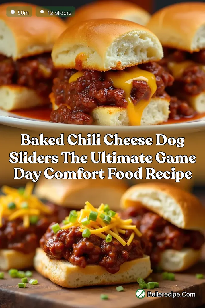 Baked Chili Cheese Dog Sliders The Ultimate Game Day Comfort Food Recipe