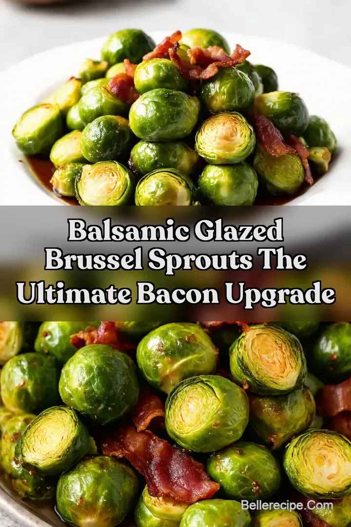 Balsamic Glazed Brussel Sprouts The Ultimate Bacon Upgrade