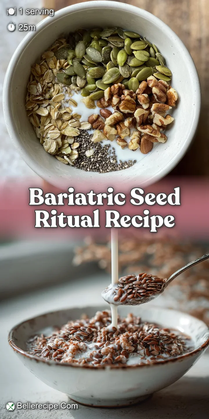 Close-up of the seed mixture: a glossy blend of textures, highlighting the vibrant colors and inviting creaminess of the s...