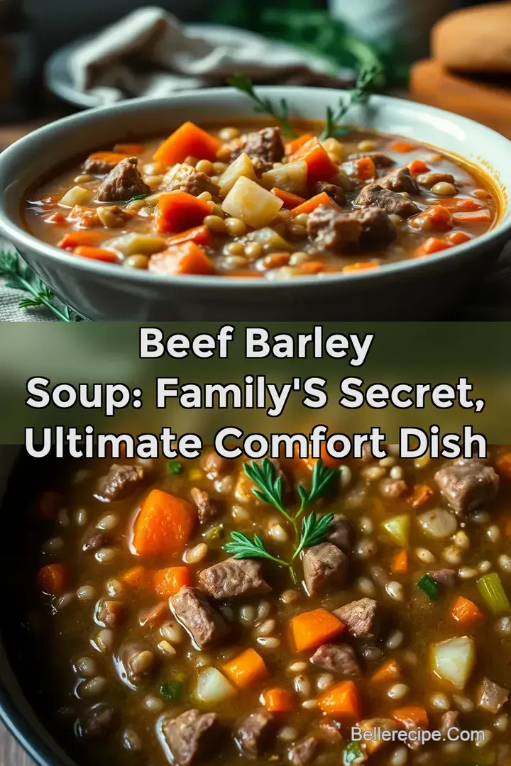 Beef Barley Soup: Family s Secret Ultimate Comfort Dish