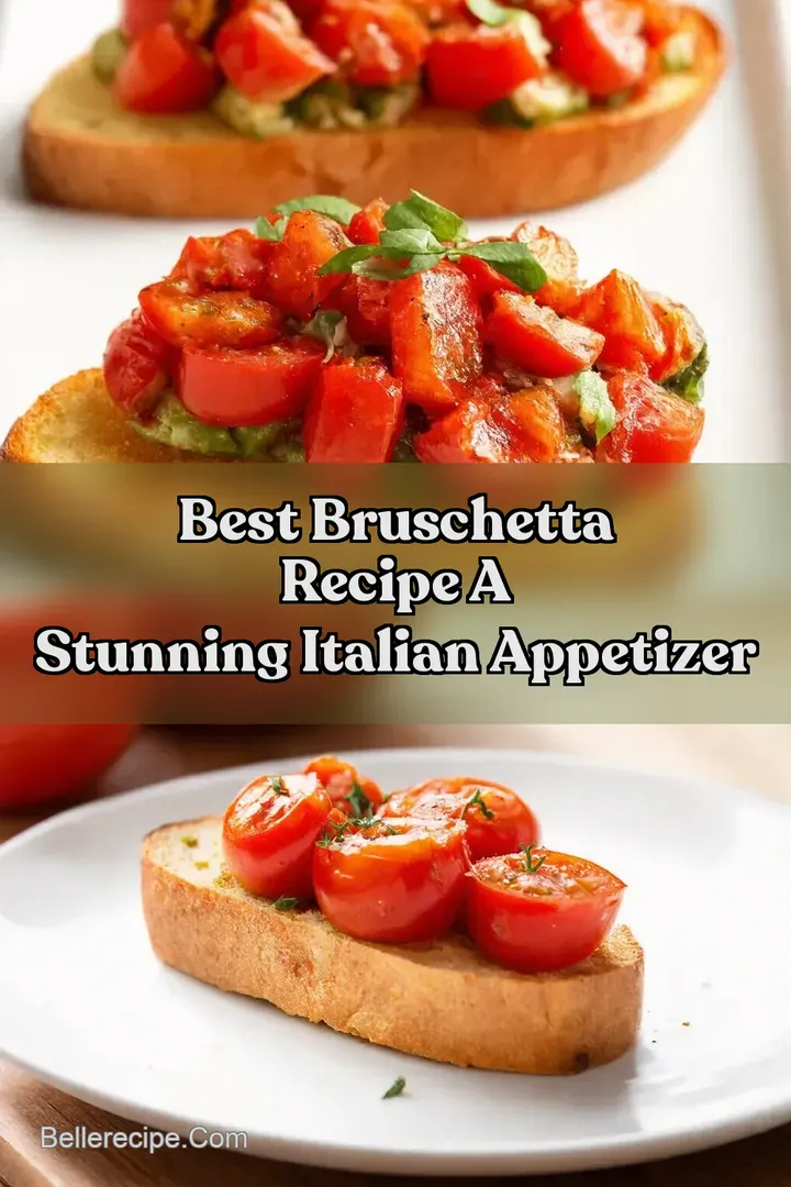 Best Bruschetta Recipe A Stunning Italian Appetizer : PIN FOR LATER Best Bruschetta Recipe A Stunning Italian Appetizer