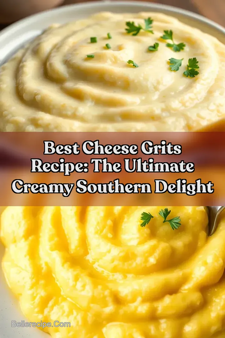 Best Cheese Grits Recipe: The Ultimate Creamy Southern Delight