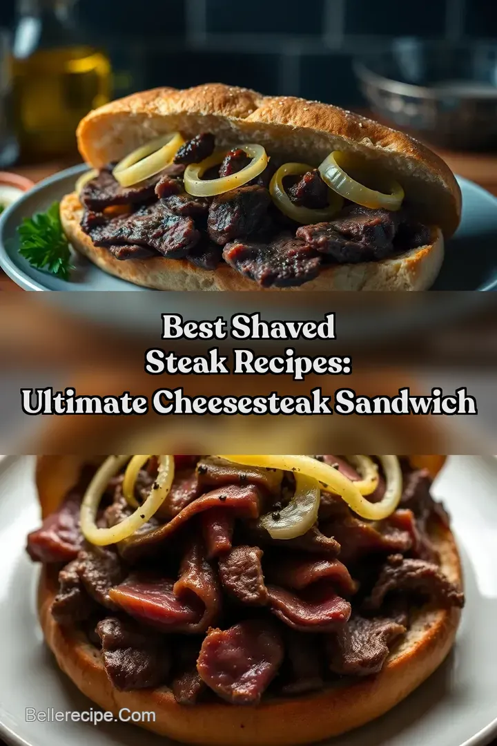 Best Shaved Steak Recipes: Ultimate Cheesesteak Sandwich