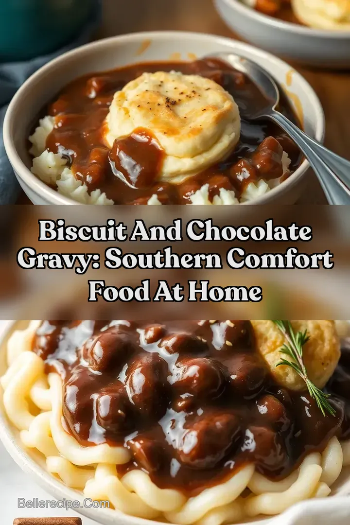 Biscuit And Chocolate Gravy: Southern Comfort Food At Home