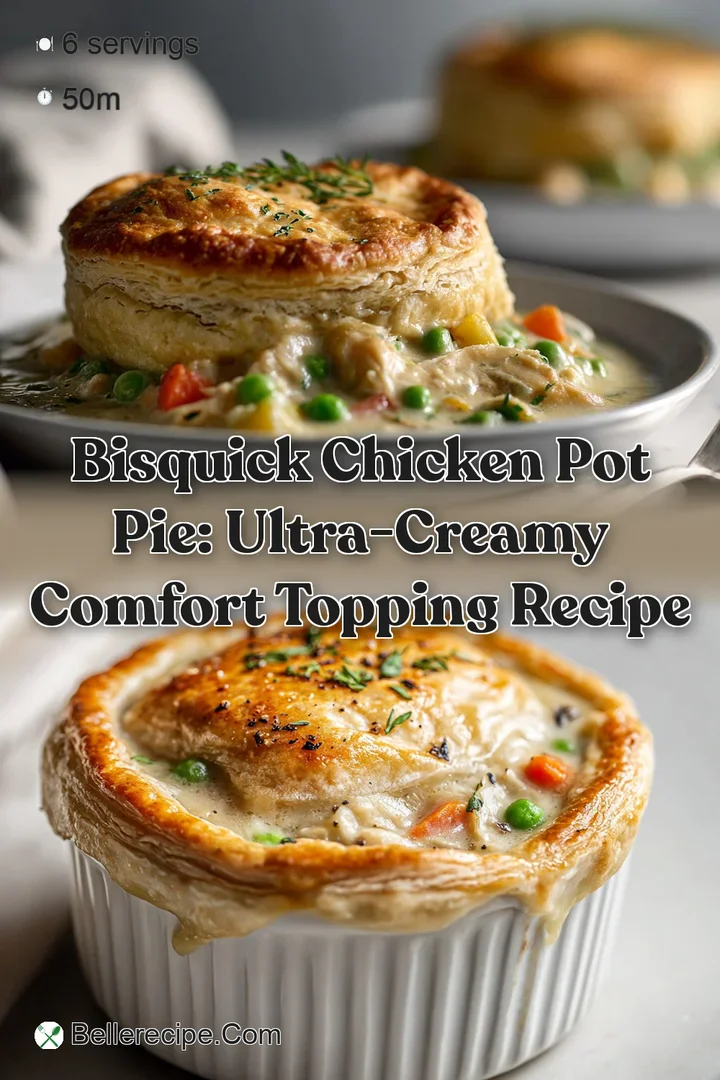 Bisquick Chicken Pot Pie: Ultra-Creamy Comfort Topping Recipe