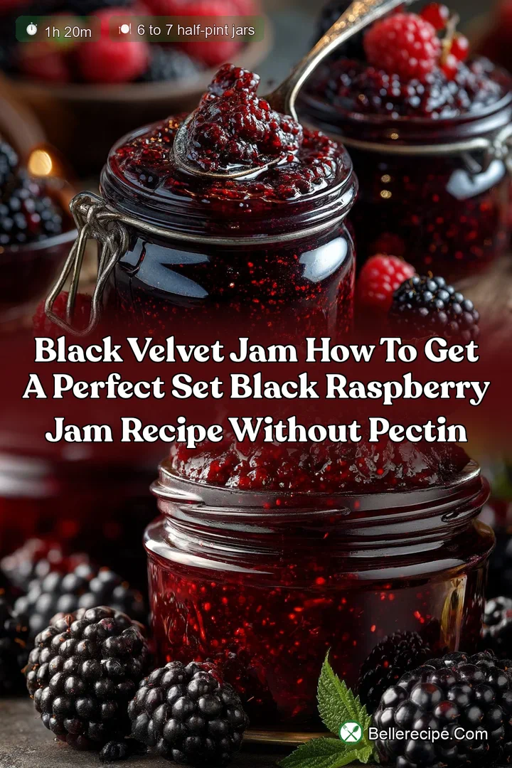 Black Velvet Jam How to Get a Perfect Set Black Raspberry Jam Recipe Without Pectin