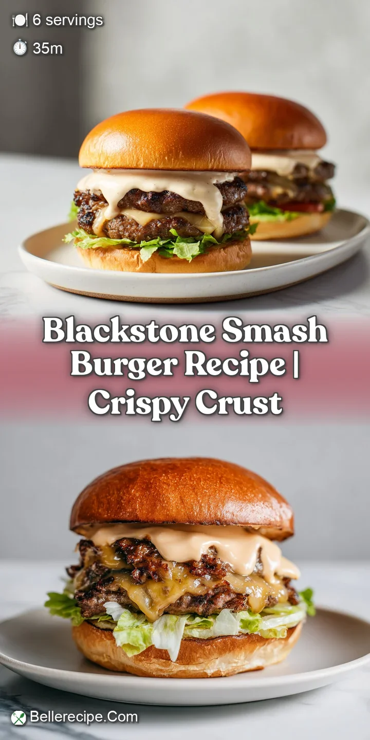 Close-up of juicy, seared beef patties with lacy brown edges and molten yellow cheese dripping over the meat.