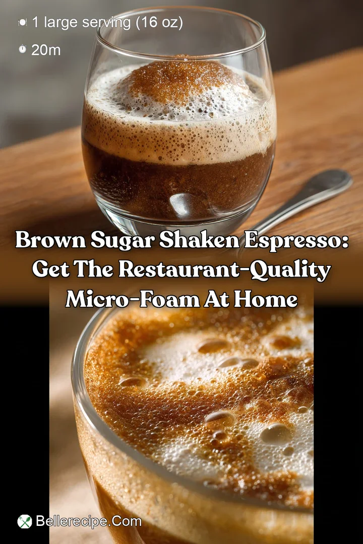 Brown Sugar Shaken Espresso: Get the Restaurant-Quality Micro-Foam at Home