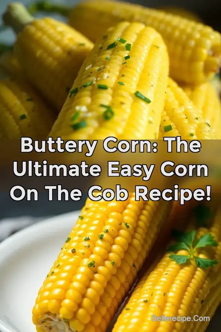 Buttery Corn: The Ultimate Easy Corn on the Cob Recipe!