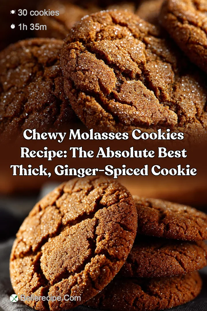 Chewy Molasses Cookies Recipe: The Absolute Best Thick Ginger-Spiced Cookie