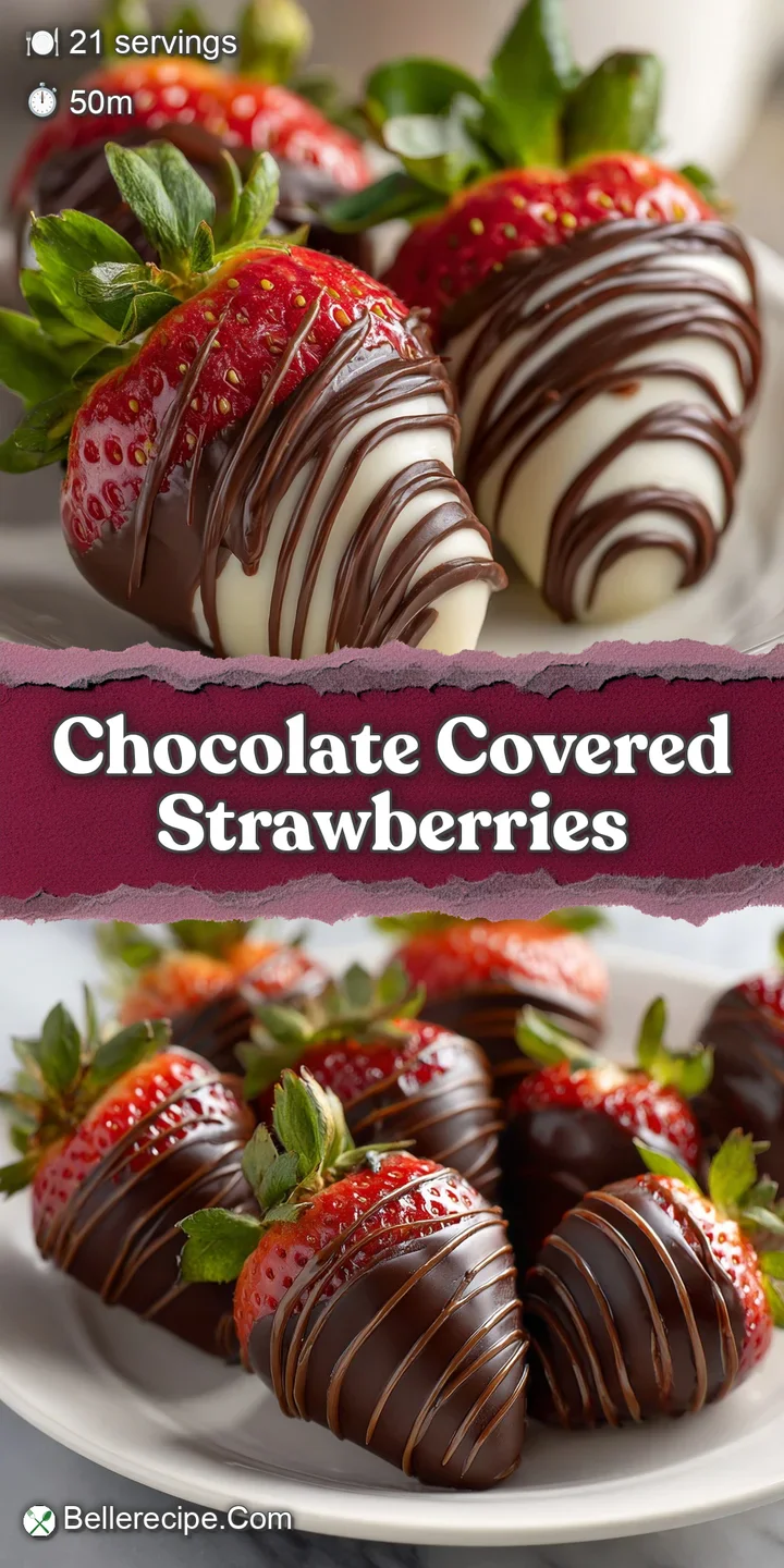 Close-up of a plump, ripe strawberry coated in rich, dark chocolate, showcasing its smooth, glossy texture.