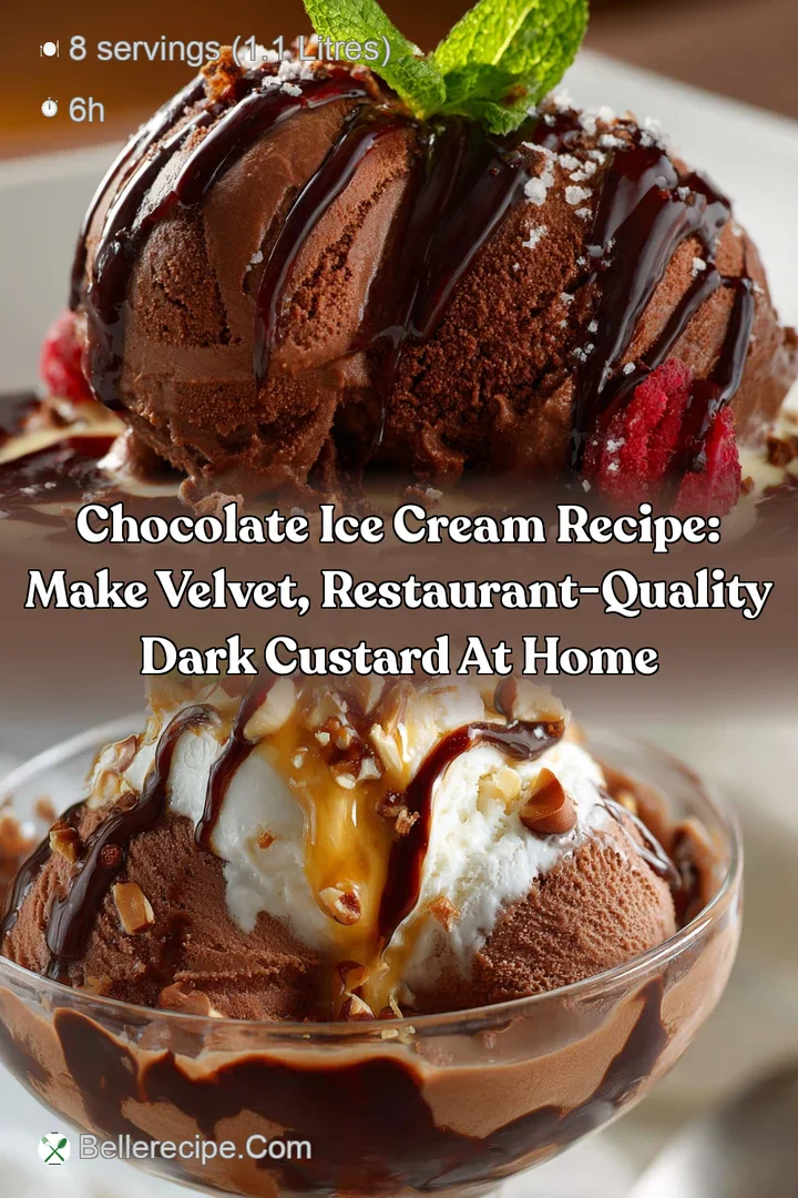 Chocolate Ice Cream Recipe: Make Velvet Restaurant-Quality Dark Custard at Home