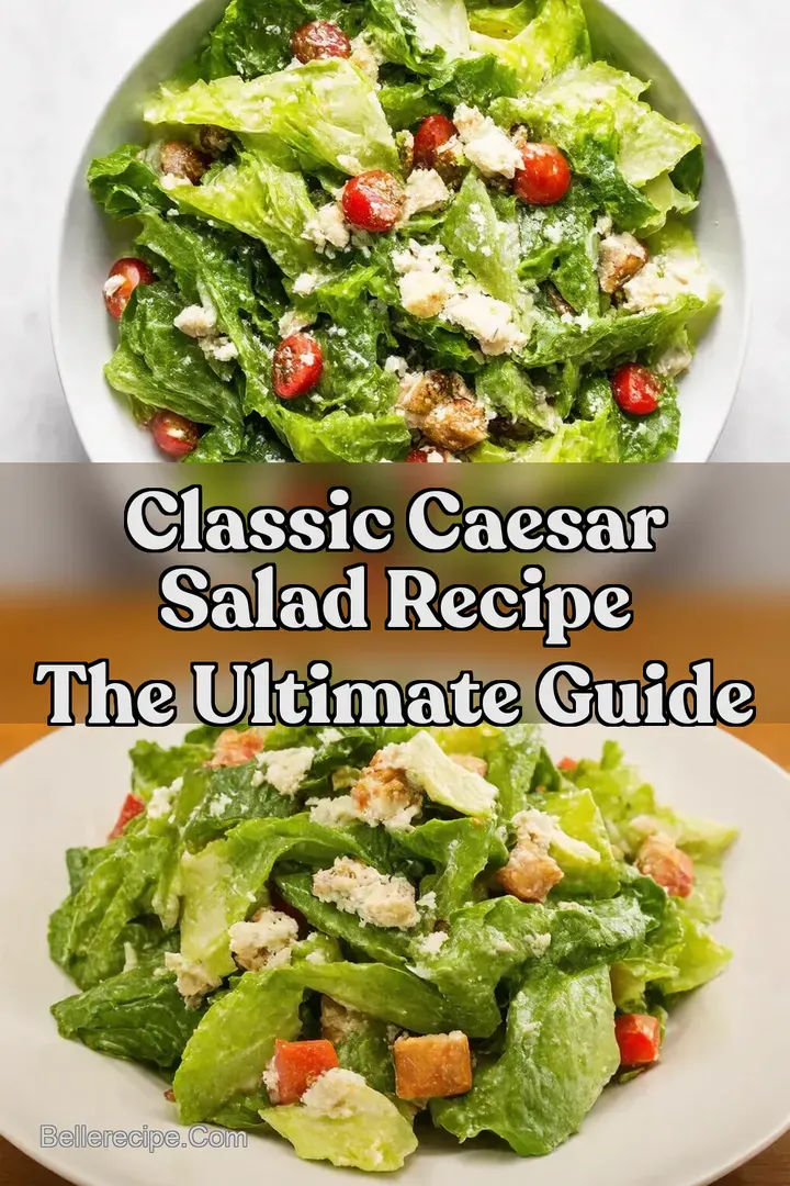 Classic Caesar Salad Recipe The Ultimate Guide