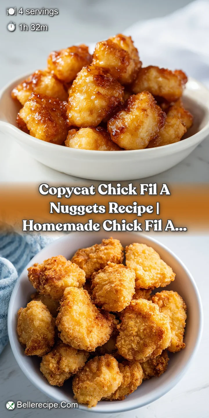 Close-up of a tender, juicy chicken nugget with a perfectly crisp, breaded exterior, glistening slightly.