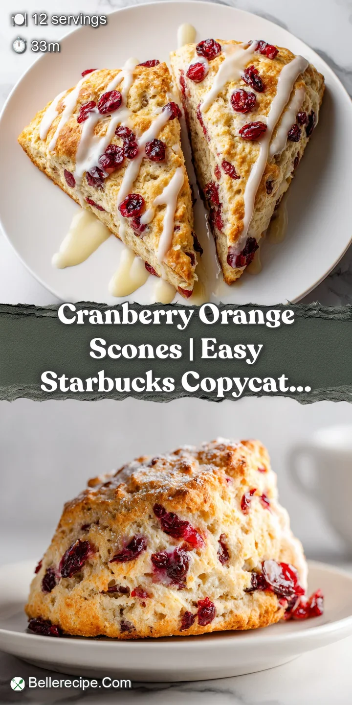 Close-up of a fluffy scone, its golden crust revealing juicy ruby-red cranberries and a hint of citrus.