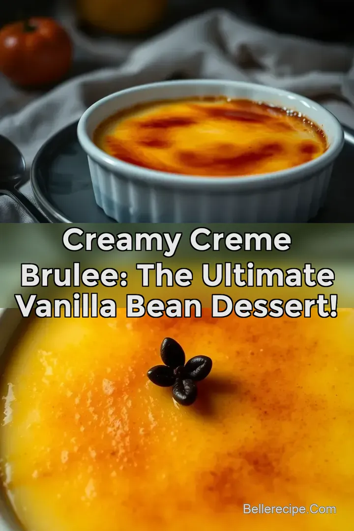 Creamy Creme Brulee: The Ultimate Vanilla Bean Dessert!