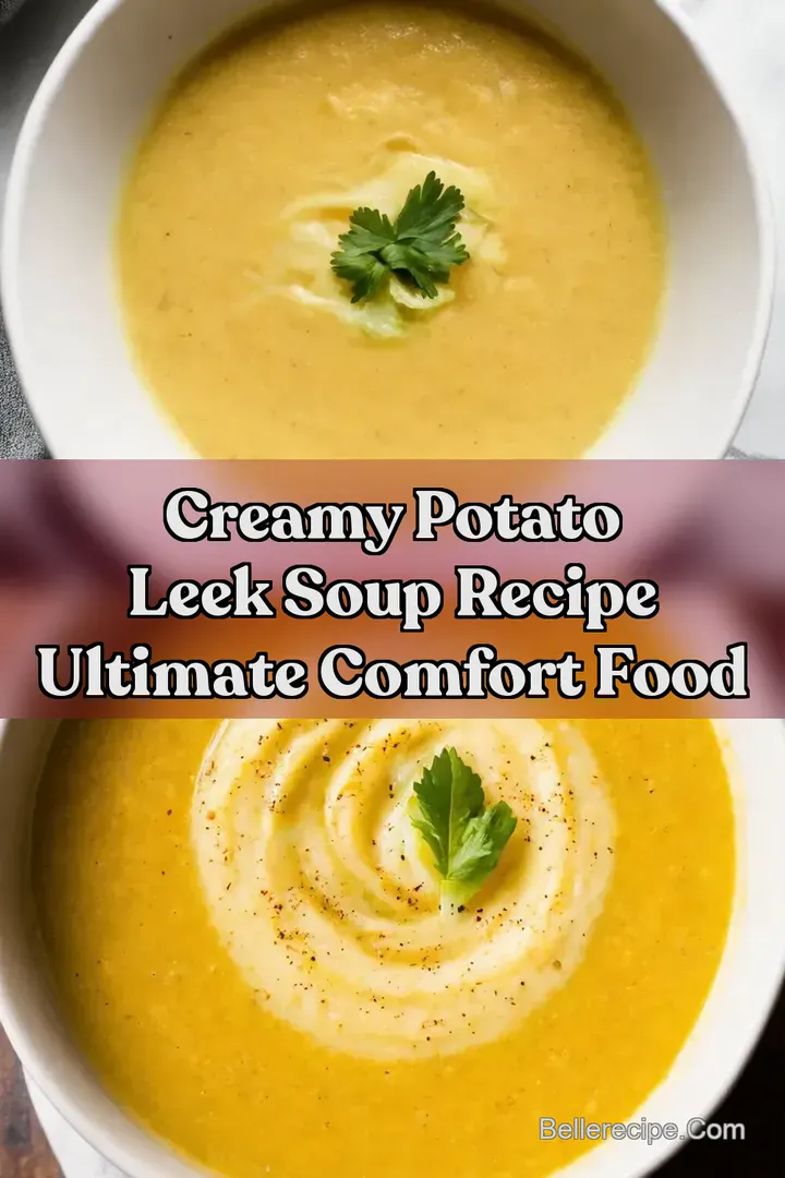 Creamy Potato Leek Soup Recipe Ultimate Comfort Food