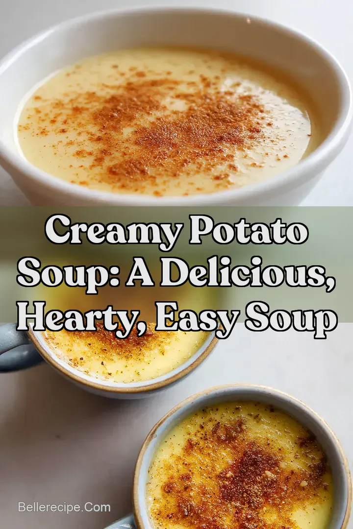 Creamy Potato Soup: A Delicious Hearty Easy Soup