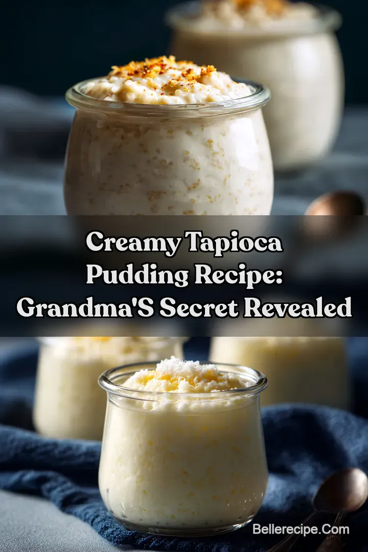 Creamy Tapioca Pudding Recipe: Grandma' s Secret Revealed : PIN FOR LATER Creamy Tapioca Pudding Recipe: Grandma' s Secret Revealed