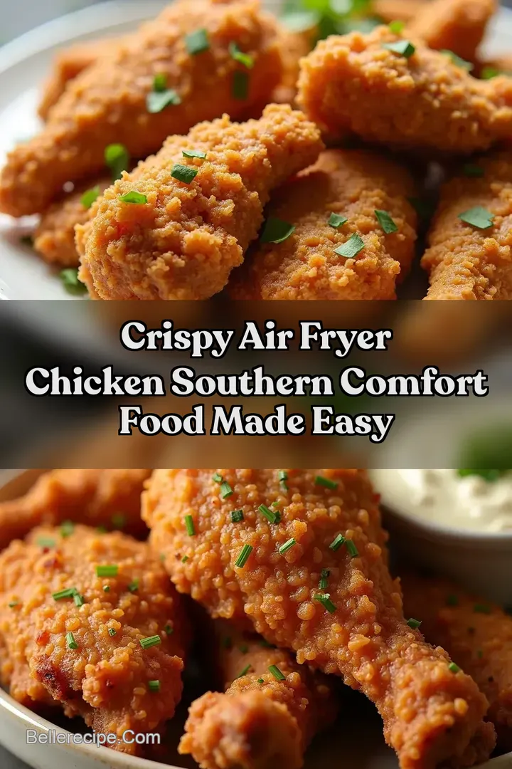 Crispy Air Fryer Chicken Southern Comfort Food Made Easy