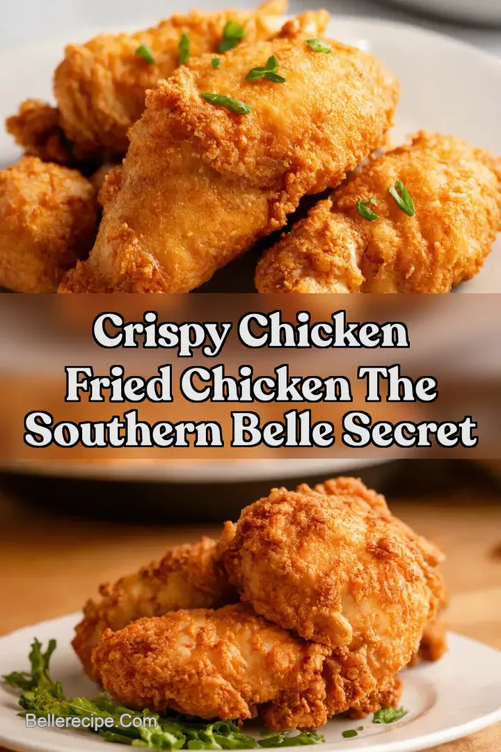 Crispy Chicken Fried Chicken The Southern Belle Secret