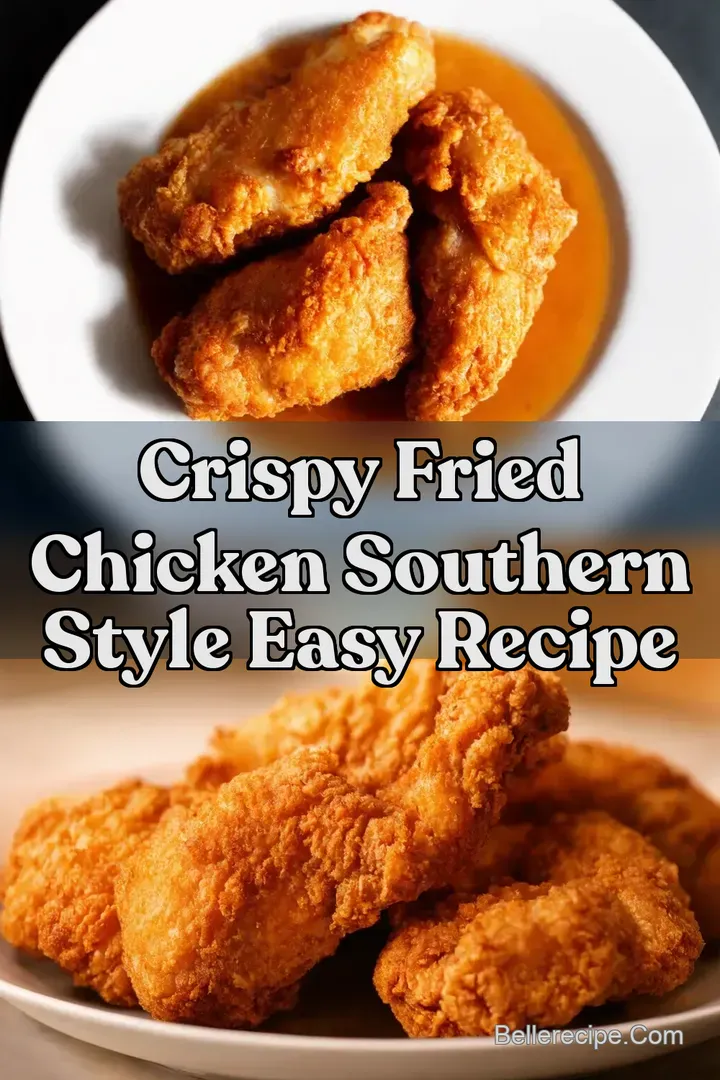 Crispy Fried Chicken Southern Style Easy Recipe : PIN FOR LATER Crispy Fried Chicken Southern Style Easy Recipe
