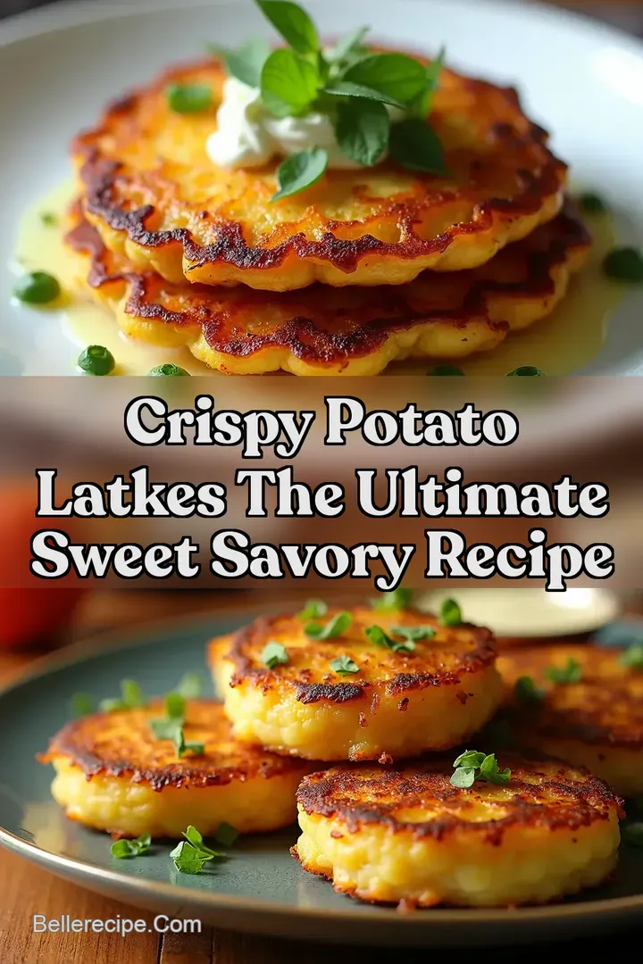 Crispy Potato Latkes The Ultimate Sweet Savory Recipe