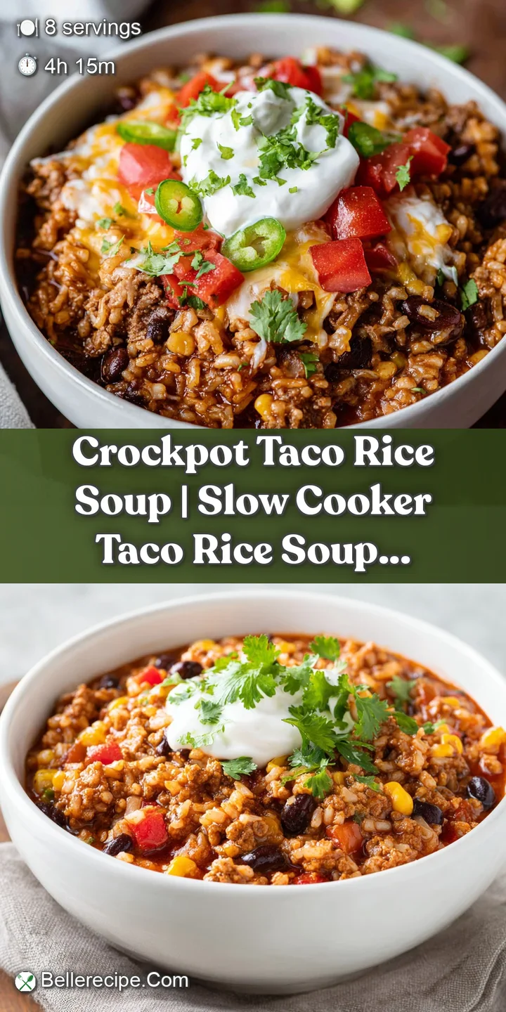 Close-up of tender ground beef and fluffy rice swimming in a rich, savory tomato broth, glistening with warmth.
