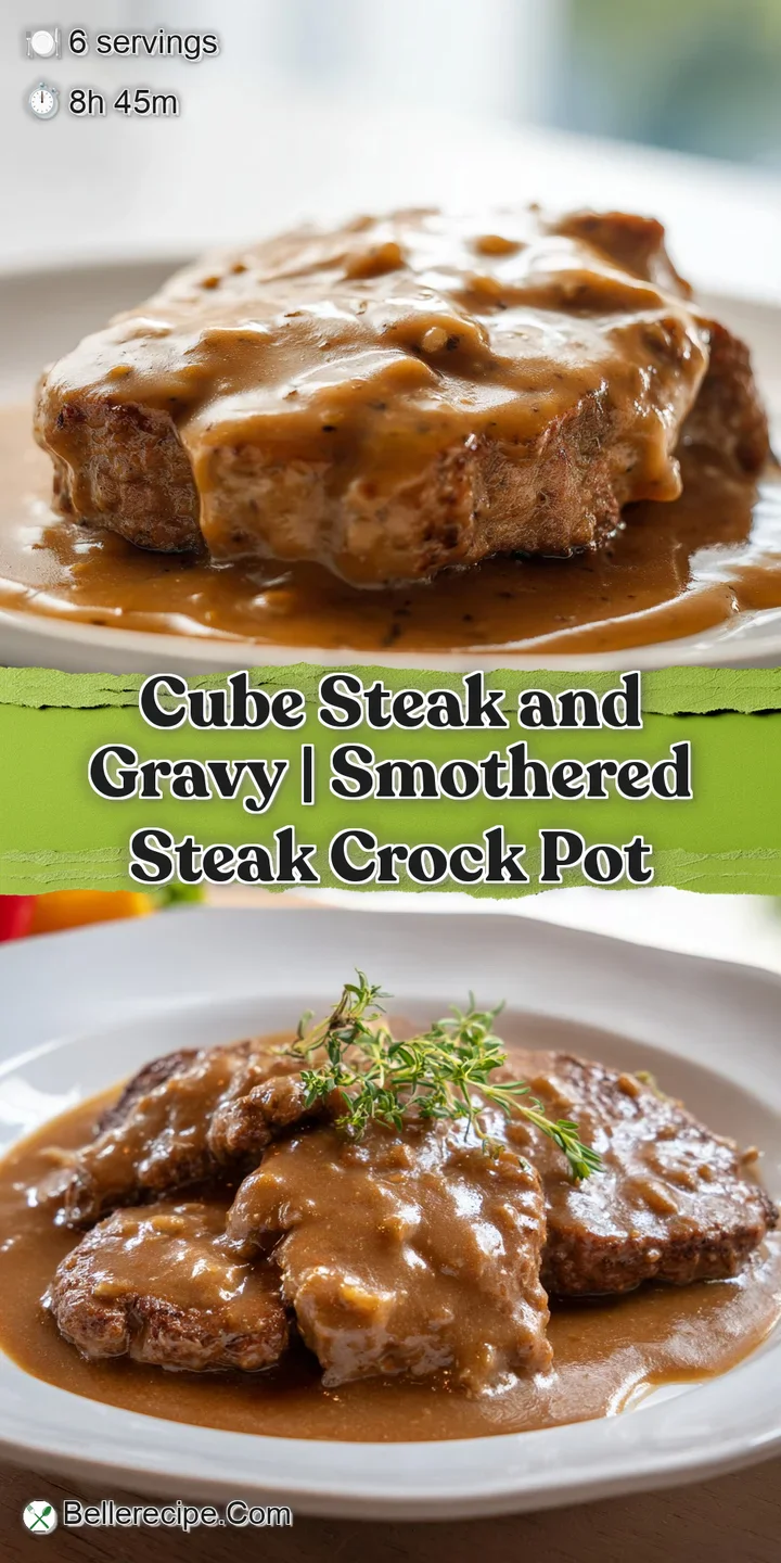 Macro shot of succulent browned meat glistening under a layer of rich, creamy brown gravy and cracked pepper.
