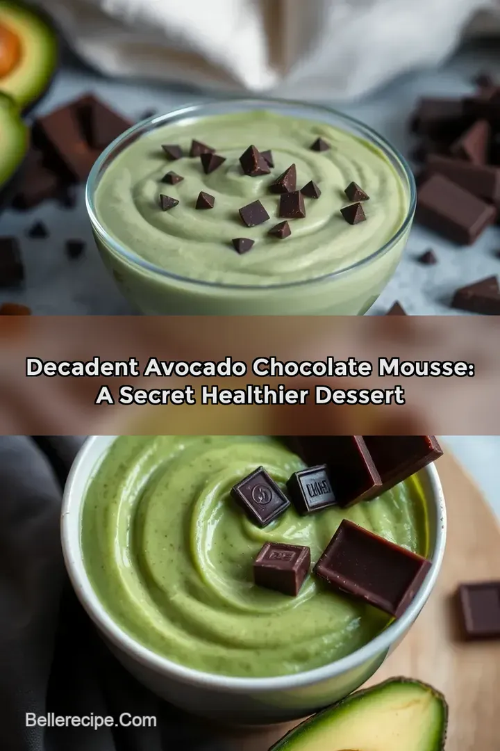 Decadent Avocado Chocolate Mousse: A Secret Healthier Dessert