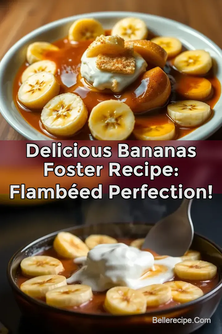 Delicious Bananas Foster Recipe: Flamb&eacute;ed Perfection!