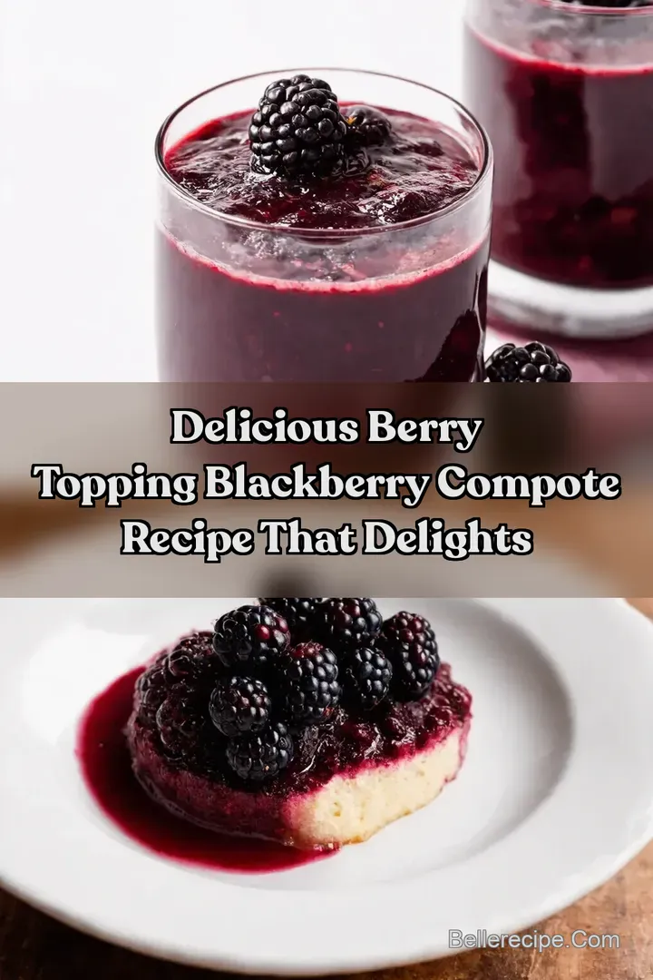 Delicious Berry Topping Blackberry Compote Recipe That Delights